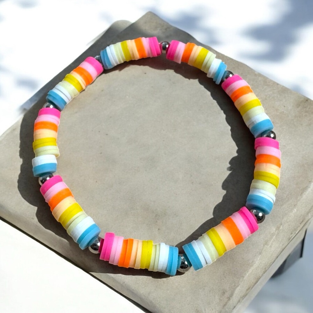 Colorful Beaded Bracelet Set - Picture 2 of 3